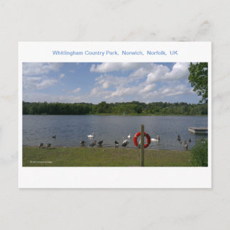 Whitlingham Country Park, Norwich, Norfolk, Verein Postkarte