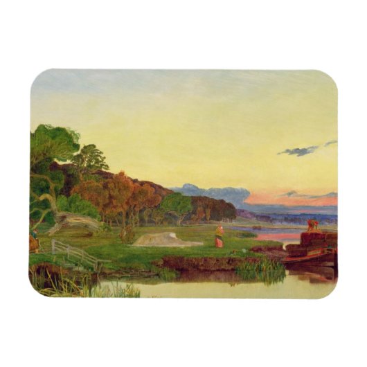Whitlingham, Norfolk, 1860 (Öl auf Leinwand) Magnet (Horizontal)