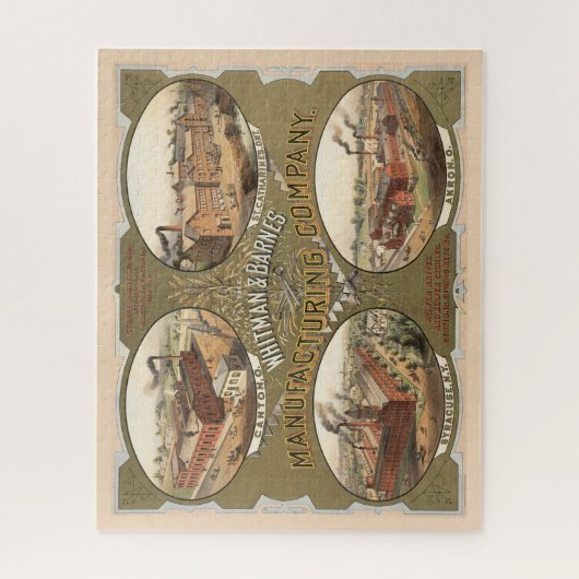 Whitman & Barnes Manufacturing Company. Puzzle (Vertikal)