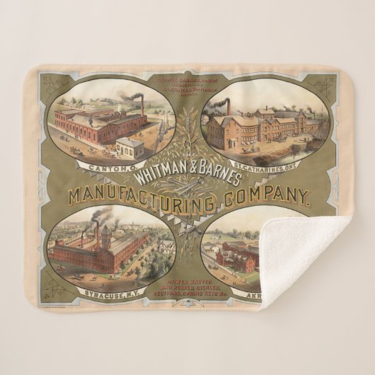 Whitman & Barnes Manufacturing Company. Sherpadecke (Vorderseite (Horizontal))