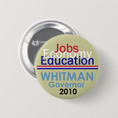 WHITMAN Gouverneur-Knopf Button (Vorne & Hinten)
