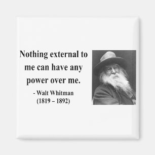 Whitman Quote 10b Magnet