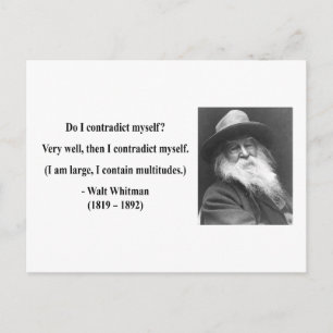 Whitman Quote 6b Postkarte