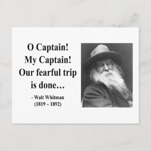 Whitman Quote 8b Postkarte