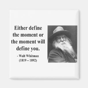 Whitman Zitat 2b Magnet