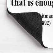 Whitman Zitat 3b Mousepad (Ecke)