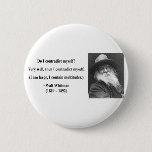 Whitman Zitat 6b Button