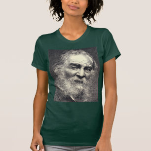 Whitman Zitat "Gesicht immer in Richtung zum T-Shirt