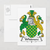 Whitmore Familienwappen Postkarte (Vorne/Hinten)