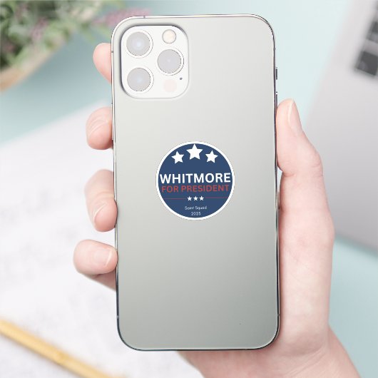 Whitmore für Präsident Aufkleber (Telefon)