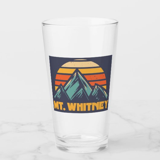Whitney California Retro Turquoise Glas (Vorderseite)