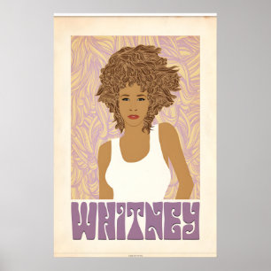 Whitney Houston, ich möchte mit jemandem tanzen Dr Poster