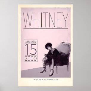 Whitney Houston, Radio City, Originalgetreues Desi Poster
