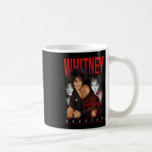Whitney Houston Retro Foto Collage Kaffeetasse