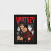 Whitney Houston Retro Foto Collage Karte (Vorderseite)