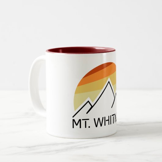 Whitney Retro Zweifarbige Tasse (Vorderseite Links)