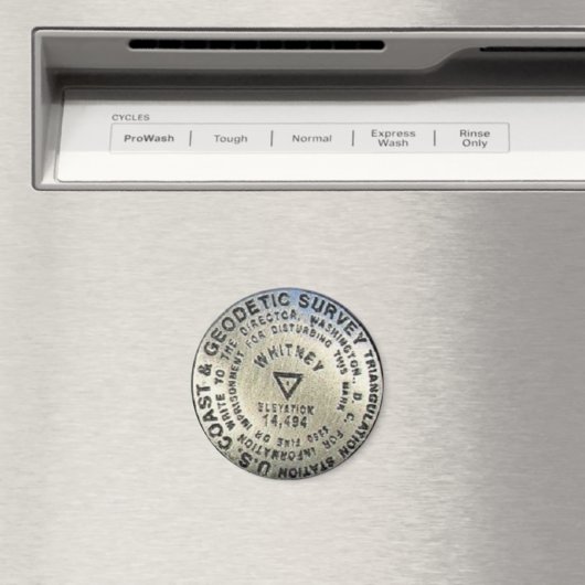 Whitney Summit Marker Magnet (In Situ (Geschirrspüler))