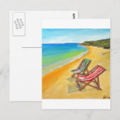 Whitsunday Beach Chairs Postkarte (Vorne/Hinten)