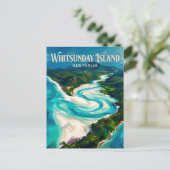 Whitsunday-Insel Australien Postkarte (Stehend Vorderseite)