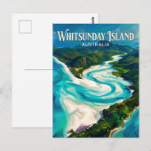 Whitsunday-Insel Australien Postkarte (Vorne/Hinten)