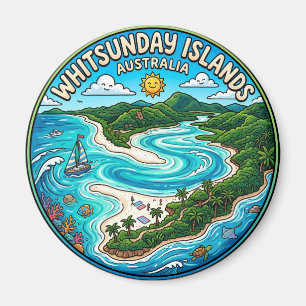 Whitsunday-Inseln Australien Magnet
