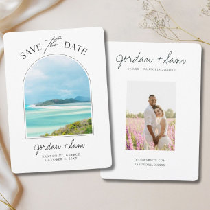 Whitsunday Island Australia Wedding Save the Date Einladung
