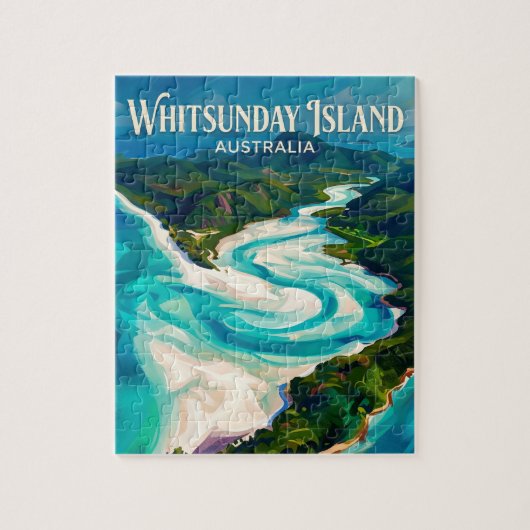 Whitsunday Island Australien Puzzle (Vertikal)
