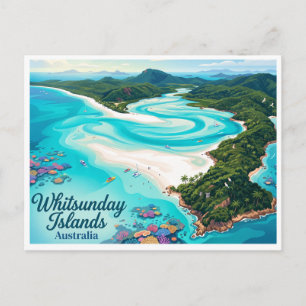 Whitsunday Islands Airlie Beach Australien Postkarte