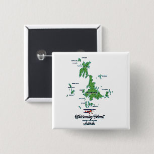 Whitsunday Islands Australia Kartenposter Button