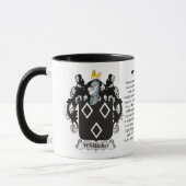 Whittaker Familien-Wappen Tasse (Links)