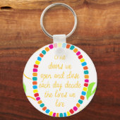 Whittemore: Die Türen, die wir öffnen und nah. Schlüsselanhänger (Vorderseite)