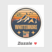 Whittemore, Iowa Aufkleber (Blatt)