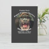 Whittier AK von Captain Dans Pagan Fishing Charter Einladung (Stehend Vorderseite)