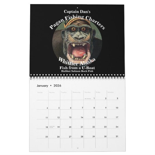 Whittier AK von Captain Dans Pagan Fishing Charter Kalender (Jan 2026)