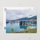 Whittier Alaska Hafen Postcard Postkarte (Vorne/Hinten)
