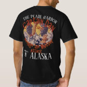WHITTIER ALASKA HALIBUT KRIEG VERSUS SEWARD 1955-5 T-Shirt (Rückseite)