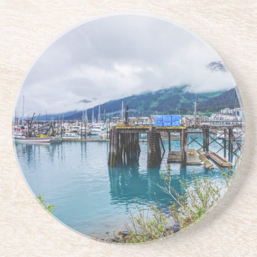 Whittier Alaska Harbor Getränkeuntersetzer (Vorne)