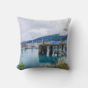 Whittier Alaska Harbor Kissen