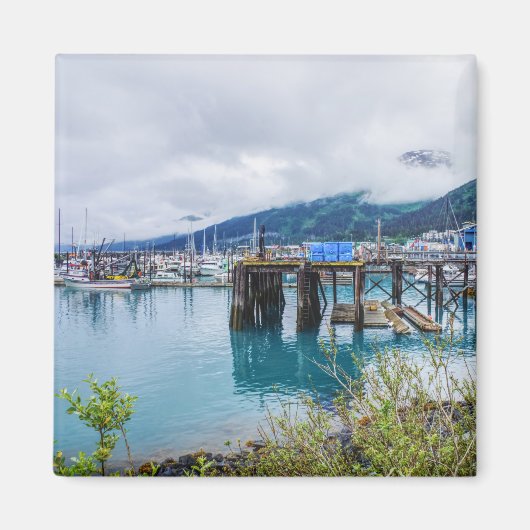 Whittier Alaska Harbor Magnet (Vorne)
