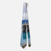 Whittier Alaska Harbor Neck Tie Krawatte (Vorderseite)