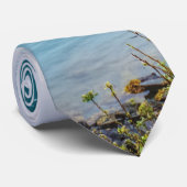 Whittier Alaska Harbor Neck Tie Krawatte (Gerollt)