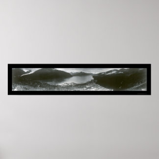 Whittier Alaska Landschaftlich Foto 1957 Poster