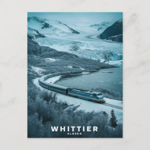 Whittier, Alaska Postkarte
