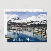 Whittier, Alaska, USA Postkarte (Vorne/Hinten)