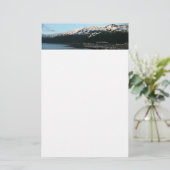 Whittier bei Dusk Landschaftlich Alaska Fotografy Briefpapier (Stehend Vorderseite)