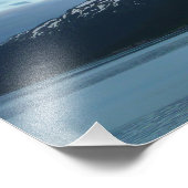 Whittier bei Dusk Landschaftlich Alaska Fotografy Fotodruck (Ecke)