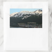 Whittier bei Dusk Landschaftlich Alaska Fotografy Rechteckiger Aufkleber (Tasche)