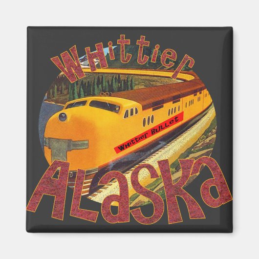 Whittier Bullet Train 260 Kilometer pro Stunde Magnet (Vorne)