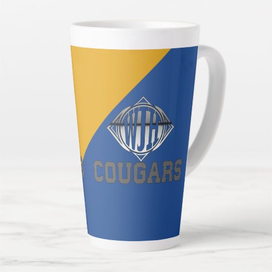 Whittier Jr Hight School Latte Tasse (Rechte Ecke)