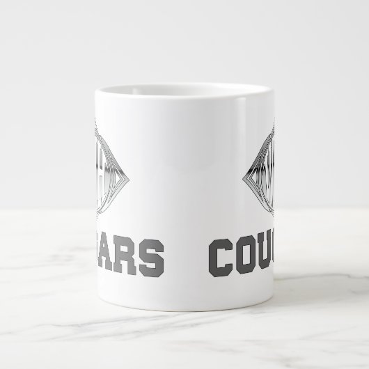 Whittier Junior High School New Designs Jumbo-Tasse (Vorderseite)